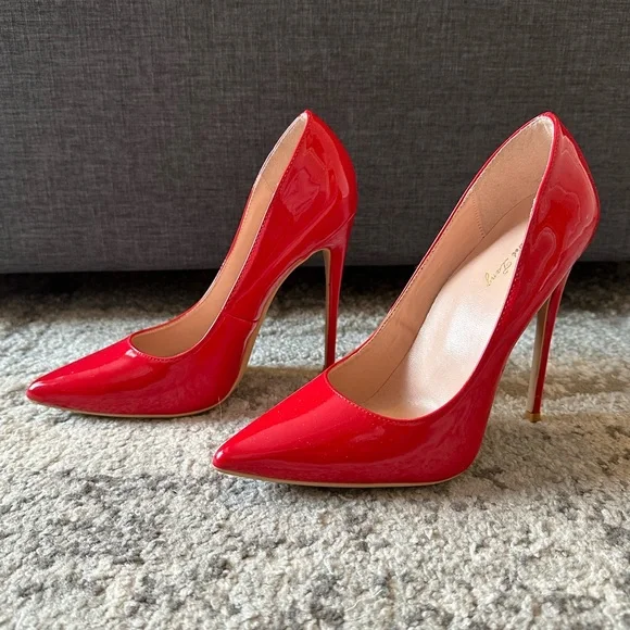 New Red stiletto heels. - Picture 4 of 4